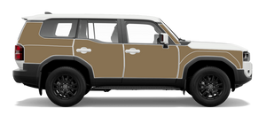 Toyota Prado 250 Series fitted with Pangolin armour panels in Khaki K4